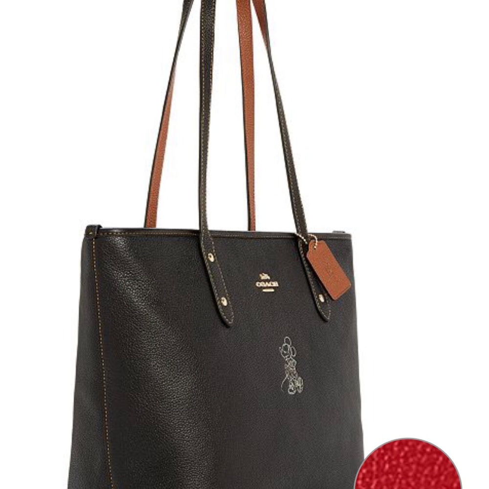 Coach Tote in Pebble Leather